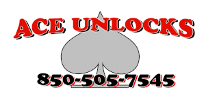 Ace Unlocks logo 850-505-7545