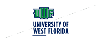 UWF logo with elements being altered improperly