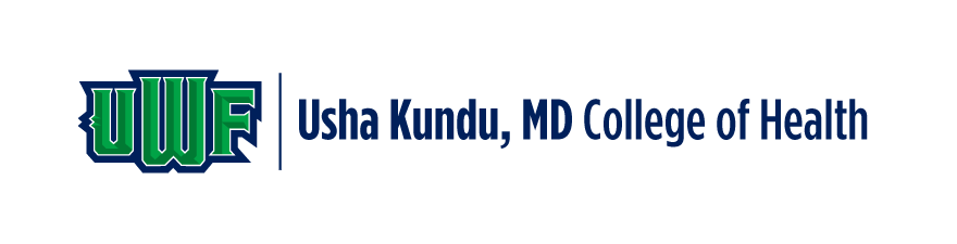 UWF Usha Kundu MD College of Health alternate horizontal logo