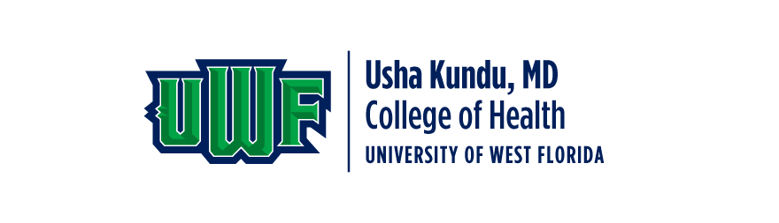 UWF Usha Kundu MD College of Health primary horizontal logo
