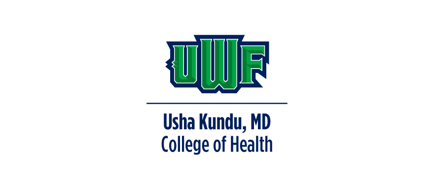 UWF Usha Kundu MD College of Health secondary vertical logo