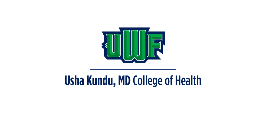 UWF Usha Kundu MD College of Health alternate vertical logo