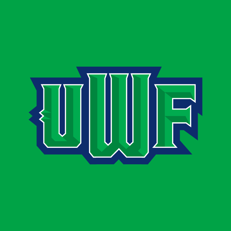 UWF logo against a green background.