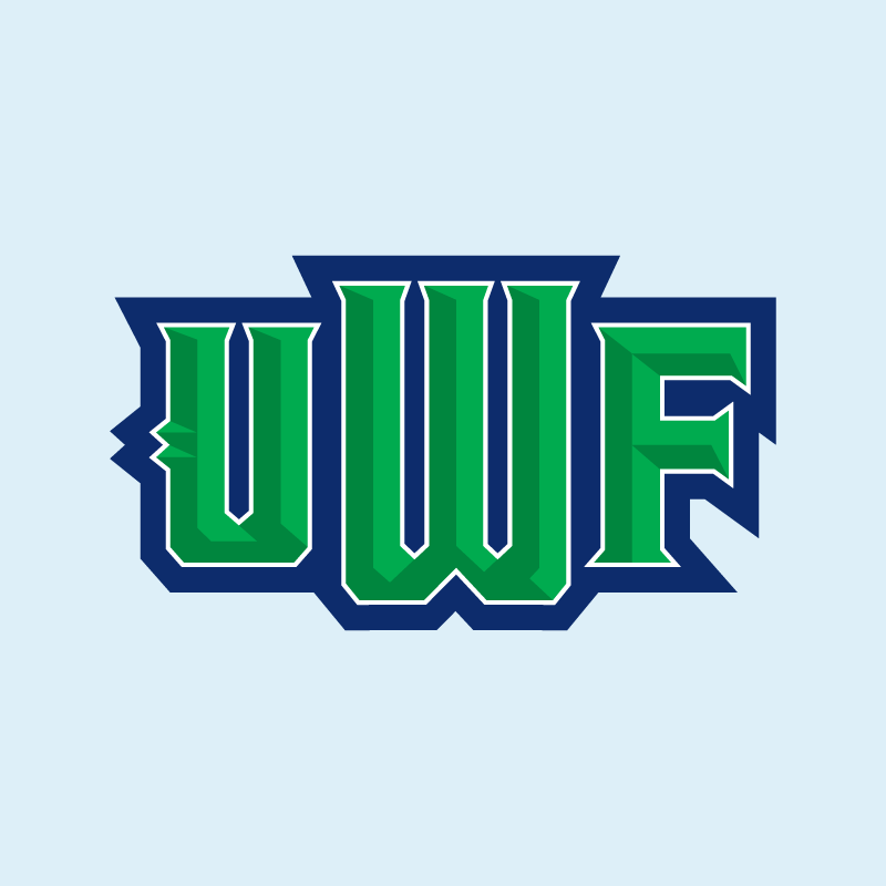 UWF logo against a light blue background.