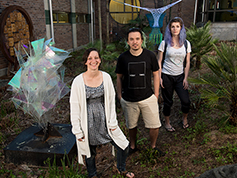 Artists in front of Coalescence