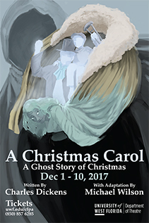 Poster for the 2017 production of A Christmas Carol