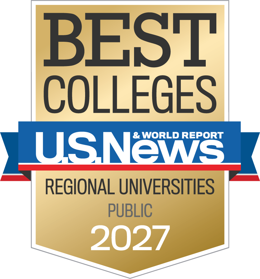 U.S. News and World Report Best Colleges Regional Universities Public 2027 badge.