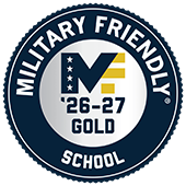 Military Friendly School 26-27 Gold badge.