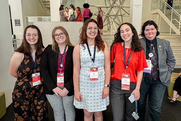 Honors Students attending a conference