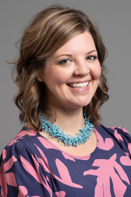 Dr. Alexis Janosik indoor headshot.