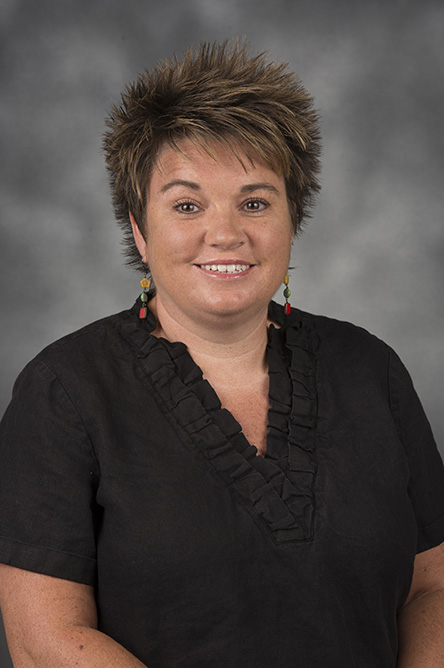 Karen Molek indoor headshot.