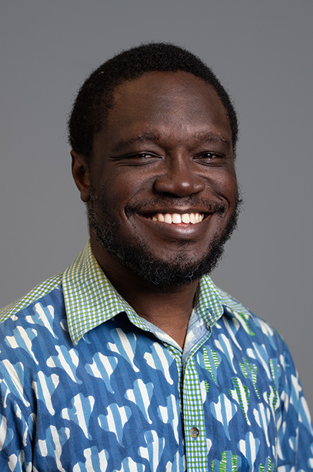 Kwame Owusu-Daaku indoor headshot.