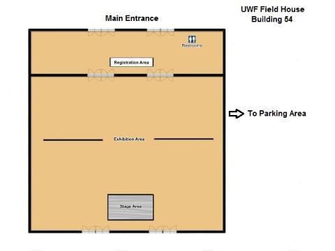 UWF Field House Scholars Symposium Layout