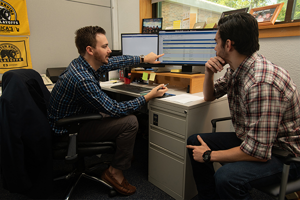 meeting with professional and student