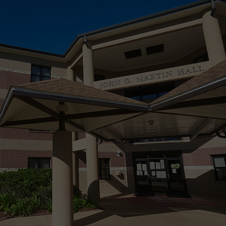 Martin Hall main entrance way