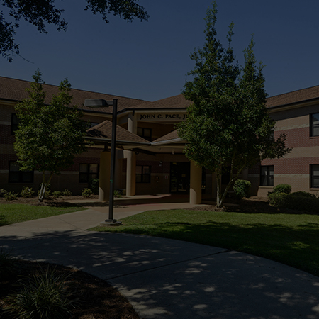 Pace Hall main entrance way