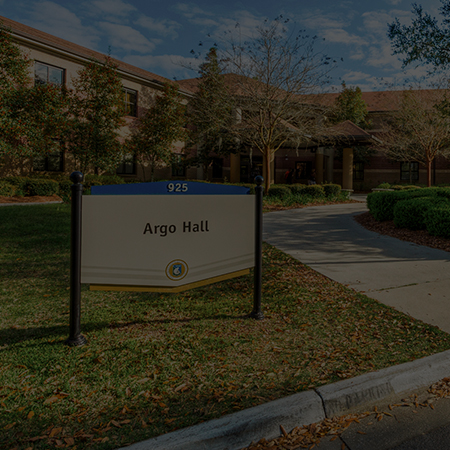 Argo Hall main entrance way