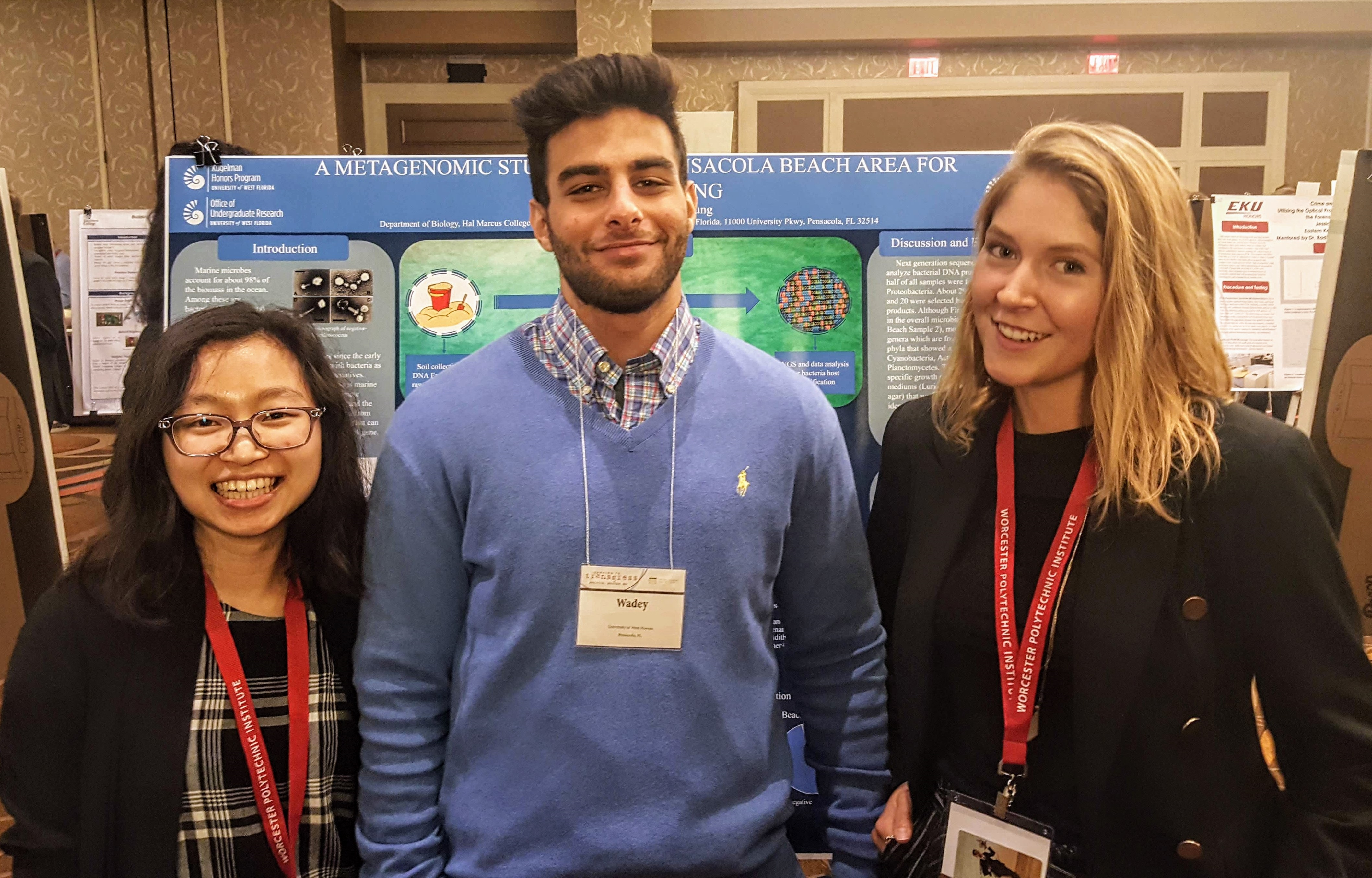 Student presenters at NCHC 2018