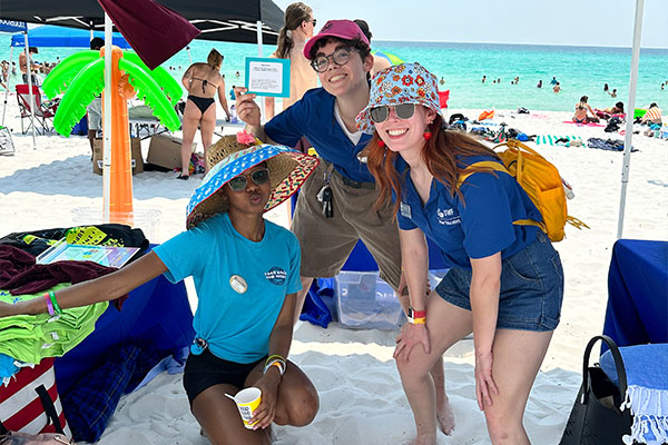 Photo of Beach Bash with Peer Educators 2024