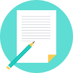 pen writing on a piece of paper.