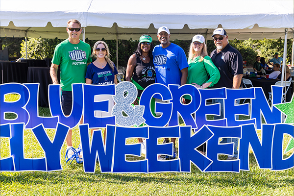 Students and parents enjoying tailgate festivities