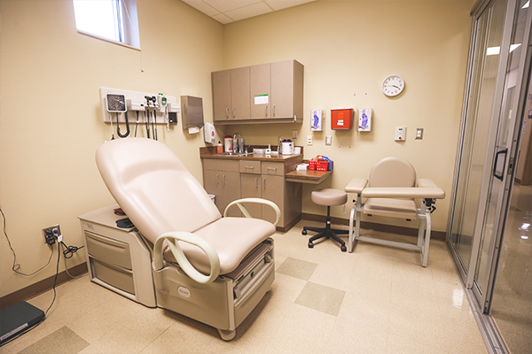 patient room in SHS Office