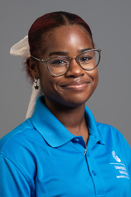Kaysia Desmond orientation leader photo