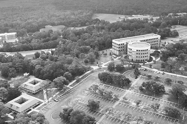 Aerial View of the UWF campus