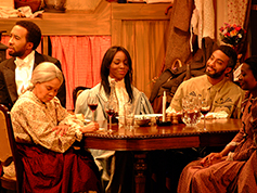 Students acting in UWF Theatres production of Flyin West