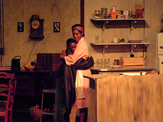 Students acting in UWF Theatres production of A Raisin in the Sun