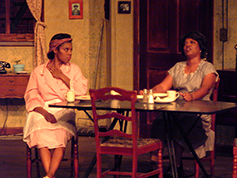 Students acting in UWF Theatres production of A Raisin in the Sun
