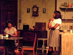 Students acting in UWF Theatres production of A Raisin in the Sun
