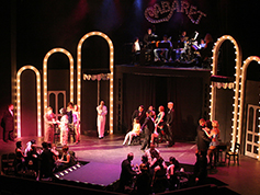 Students performing in UWF Theatres production of Cabaret