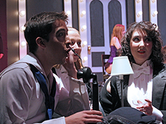 Students performing in UWF Theatres production of Cabaret