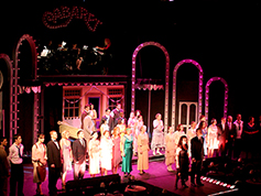 Students performing in UWF Theatres production of Cabaret