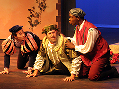 Students performing in UWF Theatres production of Kiss Me Kate