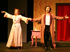 Students performing in UWF Theatres production of Kiss Me Kate