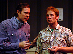 Students performing in UWF Theatres production of Rainmaker