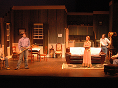 Students performing in UWF Theatres production of Rainmaker