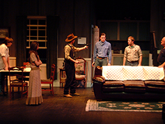 Students performing in UWF Theatres production of Rainmaker