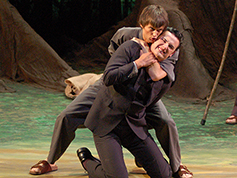 Students performing in UWF Theatres production of As You Like It