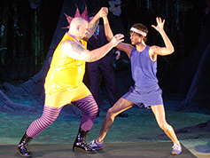 Students performing in UWF Theatres production of As You Like It