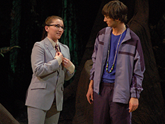 Students performing in UWF Theatres production of As You Like It