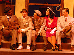 Students performing in UWF Theatres production of She Loves Me