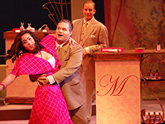 Students performing in UWF Theatres production of She Loves Me