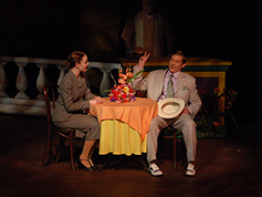 Students performing in UWF Theatres production of Guys and Dolls