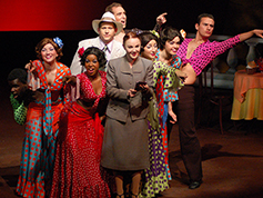 Students performing in UWF Theatres production of Guys and Dolls