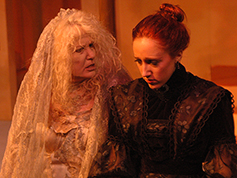 Students performing in UWF Theatres production of The House of Bernarda Alba