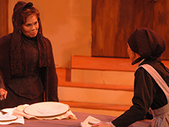 Students performing in UWF Theatres production of The House of Bernarda Alba