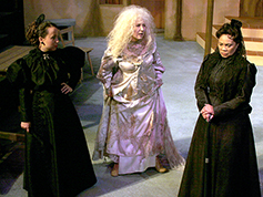 Students performing in UWF Theatres production of The House of Bernarda Alba